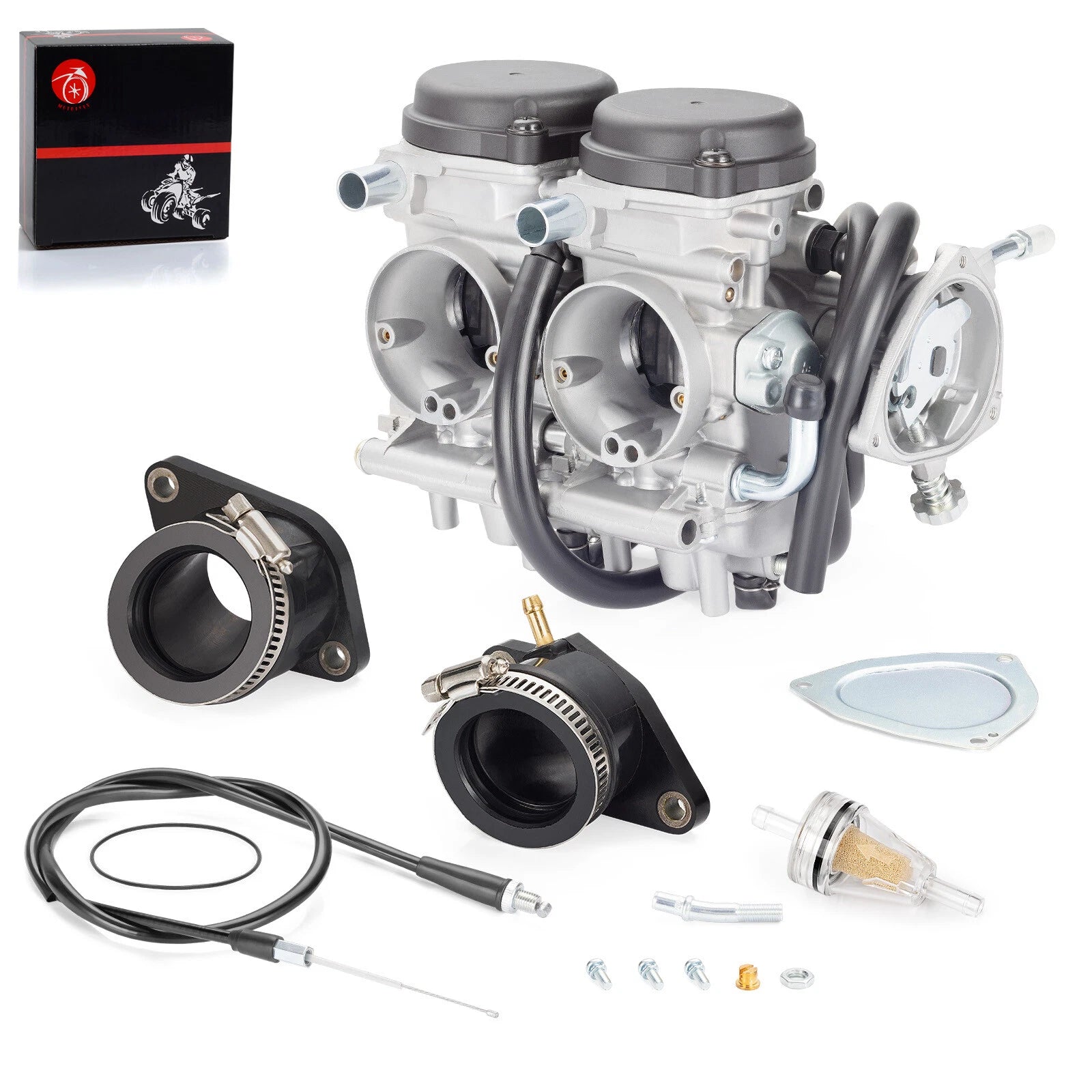 Carburetor Carb w/ Boots for Yamaha Raptor 660R YFM660 YFM660R (2001–2005) #5LP-14900-00-00