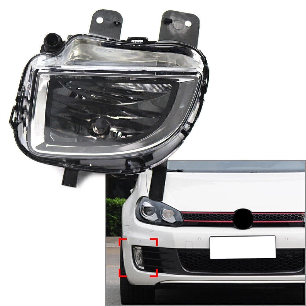 Fog Light Lamp Right Side for VW Golf Jetta GLI MK6 (2010–2014)
