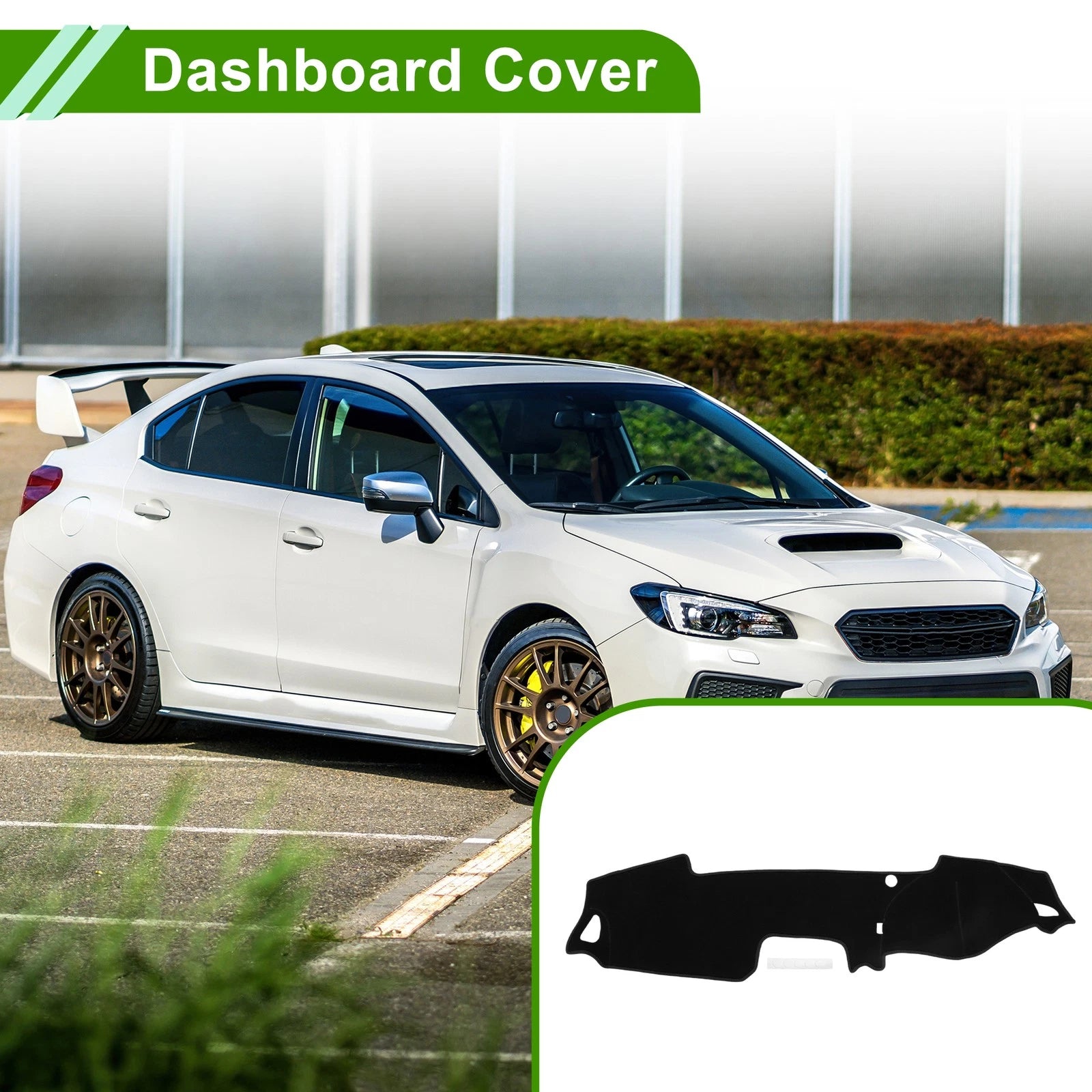 Dashboard Dash Cover Mat Replacement for Mazda Roadster MX-5 (2016–2018)