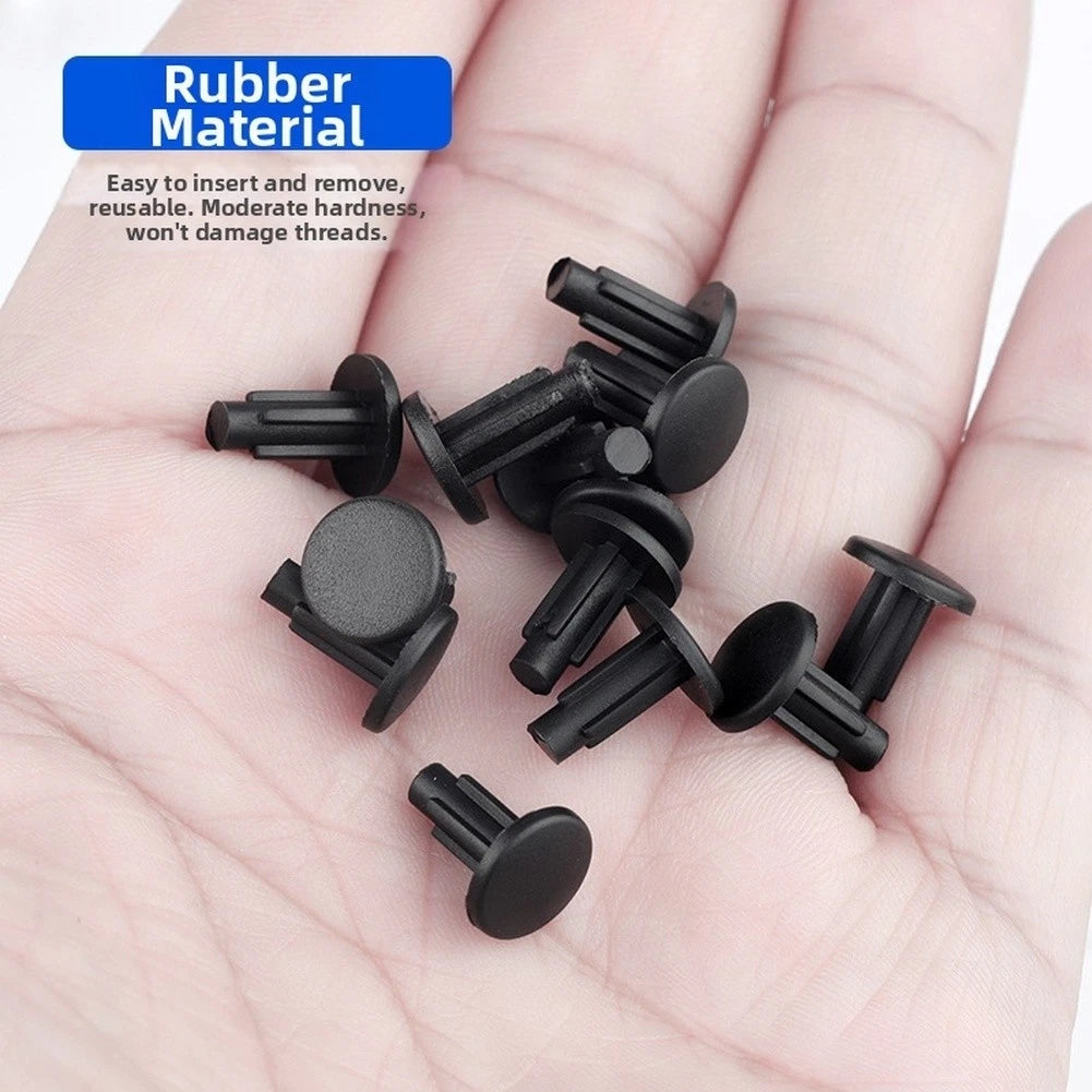 Rubber M5 Mount Hole Dust Cap for Bicycle Water Bottle Cage Attachment Points