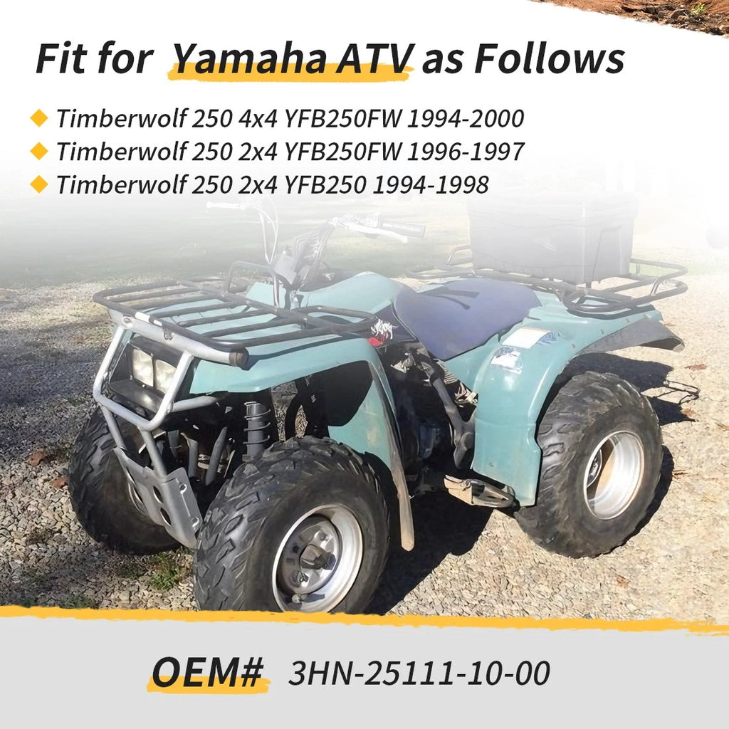 Rear Brake Drum Plate Cover Shoes Kit for Yamaha Timberwolf 250 (1994–2000)