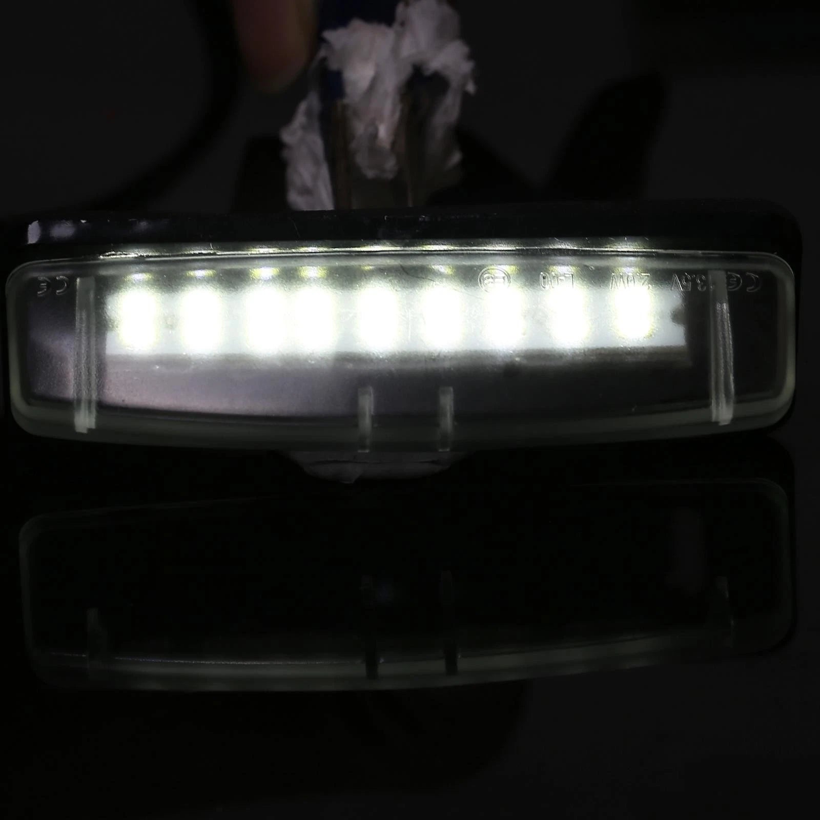 LED License Plate Lights Set for Lexus IS ES GS RX (2 Pack) (2006–2020)