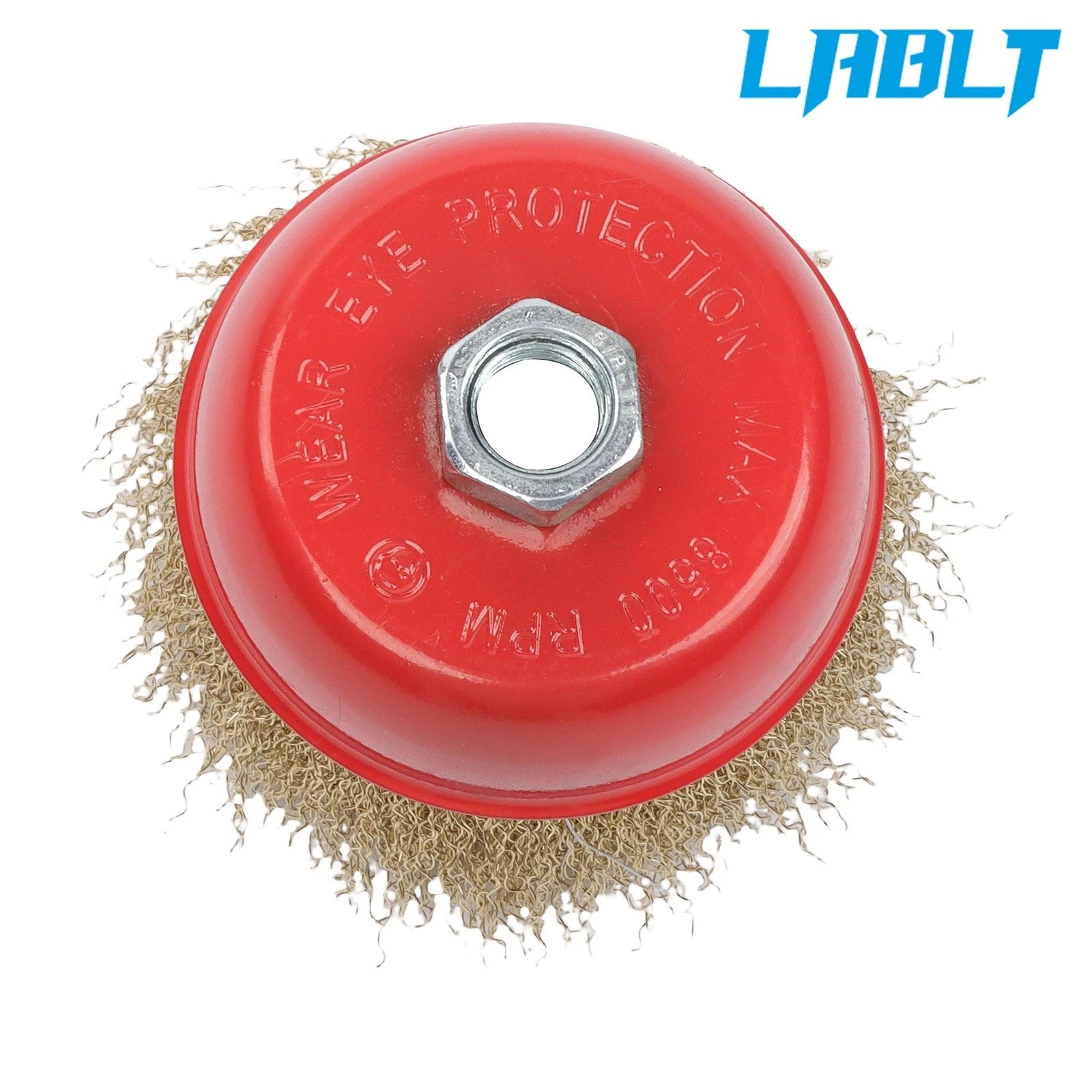 6 Pack 4" Wire Cup Brush for Angle Grinders (Fits 5/8" Arbor)