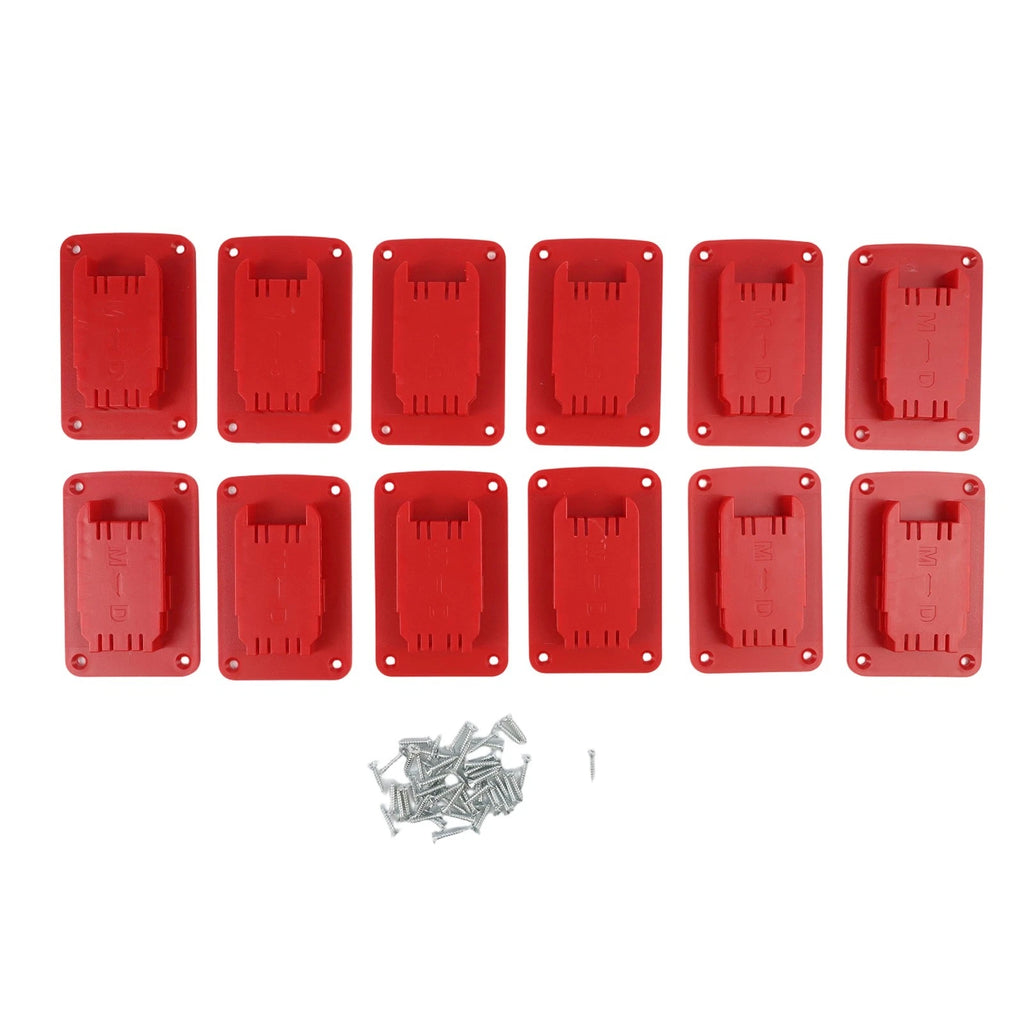 Set of 12 Tool Holders for 18V Drill (Includes Screws)
