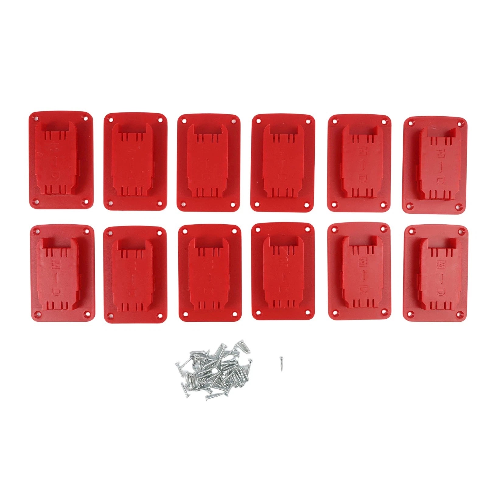 Set of 12 Tool Holders for 18V Drill (Includes Screws)