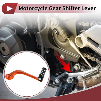 Folding Gear Shifter Lever for Honda CRF110F (2013–2018) Orange Black