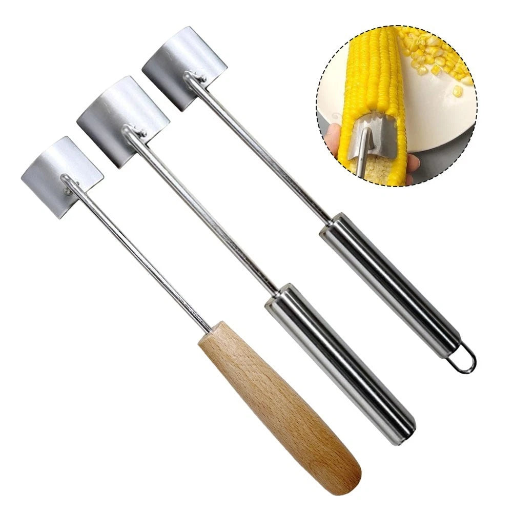 Corn Kernel Remover Tool for Kitchen (Stainless Steel)