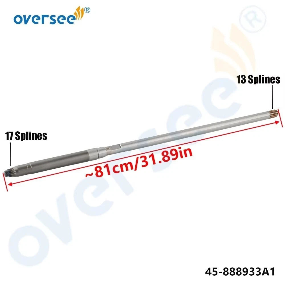 Drive Shaft for Mercury Marine Optimax 4T 70-115HP (2000–2005) 45-888933A