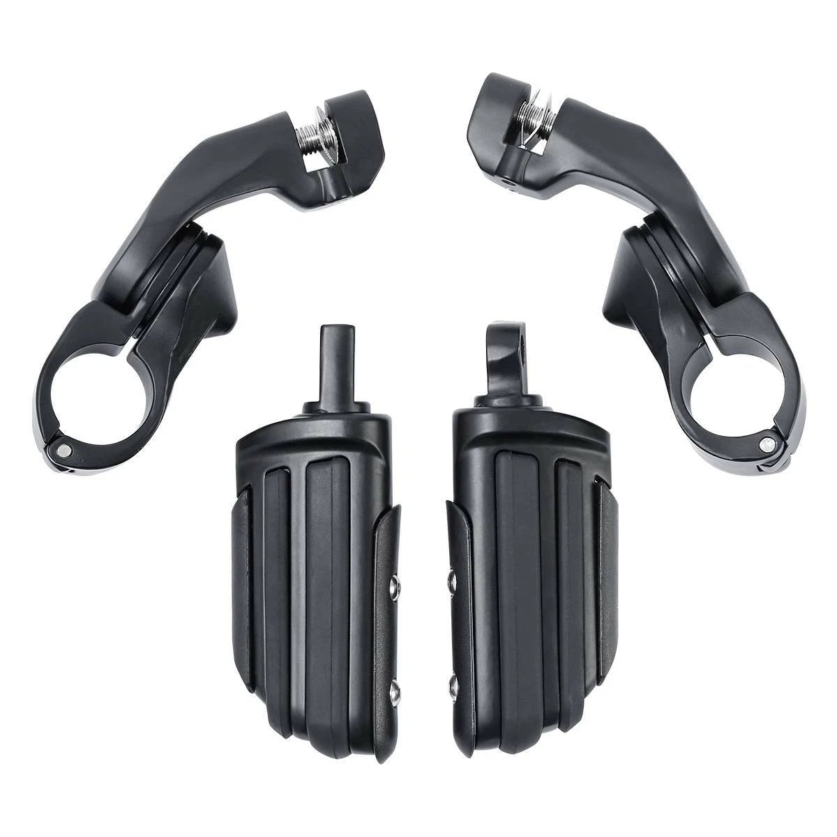 1-1/4" Highway Footpegs for Harley Sportster - Matte Black