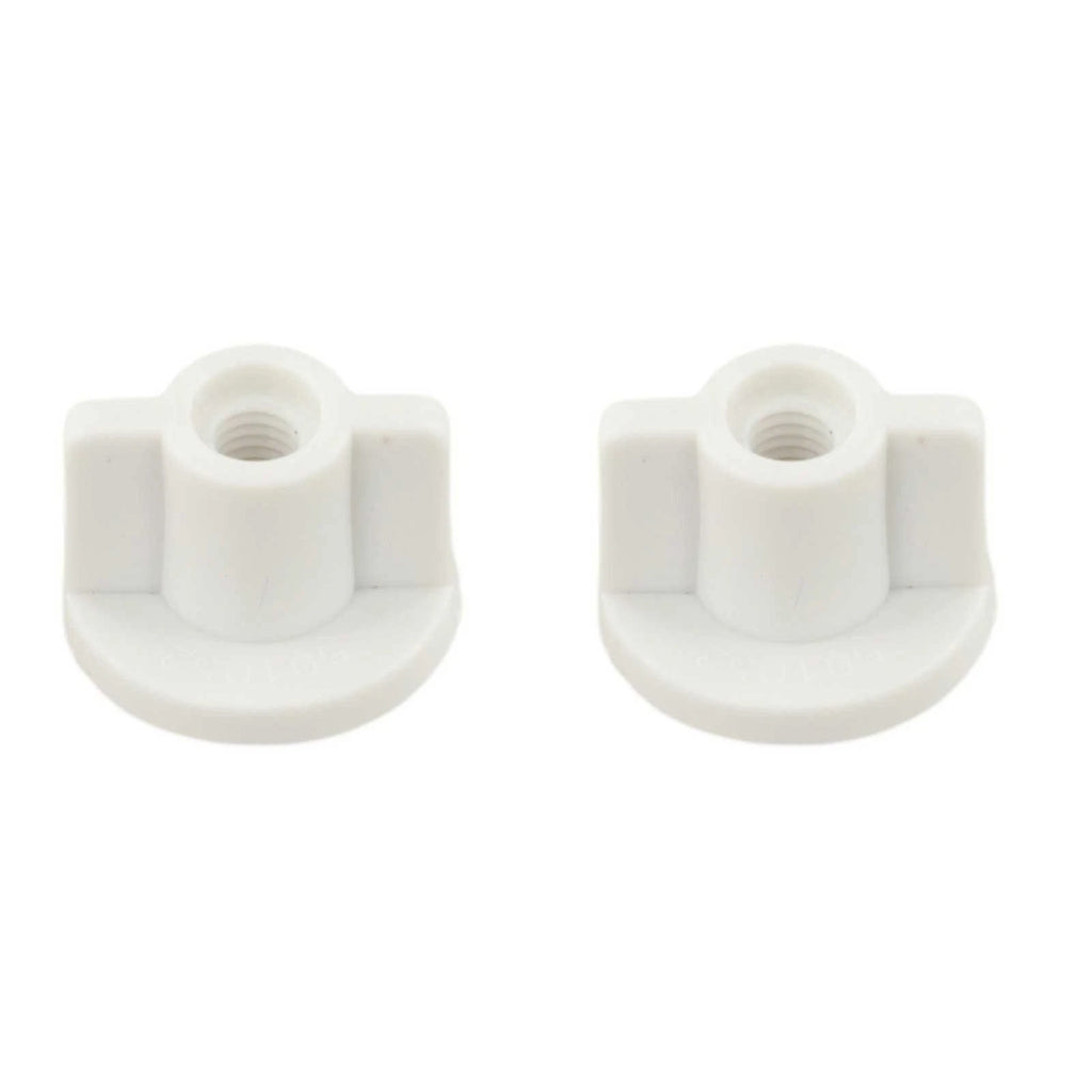 Set of 4 Rear Nut Fixed Replacement for 6mm Screws (White)