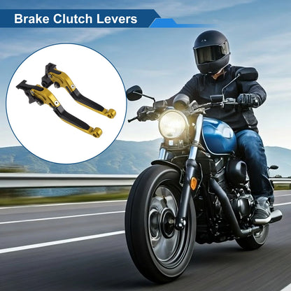 Adjustable Brake Clutch Levers for Kawasaki Vulcan S 650 (2015–2023) 1 Pair