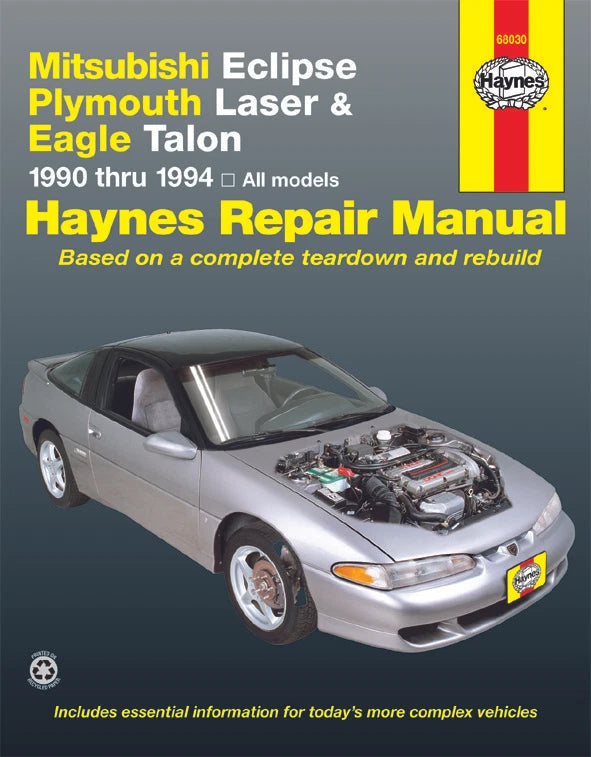 Haynes Repair Manual for Mitsubishi Eclipse & Eagle Talon (1990–1994)