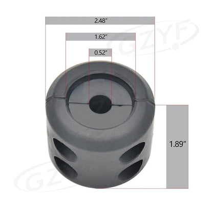 Set of 4 Rubber Cable Hook Stoppers for ATV UTV Winch