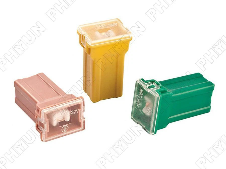 20 Pcs Square Fuse Assortment Kit for Car SUV (DC12-32V, 20A-60A)