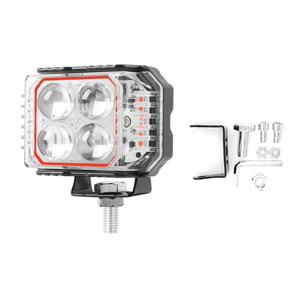Dynamic Flashing LED Headlight for Motorcycle and For OffRoad Vehicles