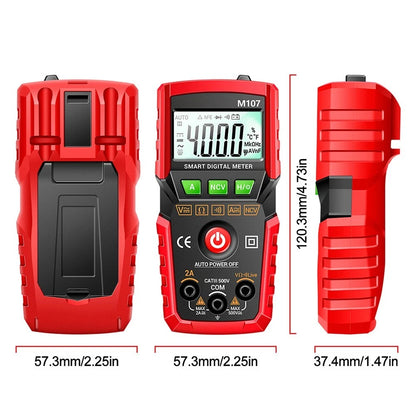 Digital Multimeter M107 4000 Counts with Backlit LCD (Auto Power Off)