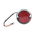 Tail Stop Light License Plate Lamp for Harley Bobber Chopper Cruiser (Chrome)