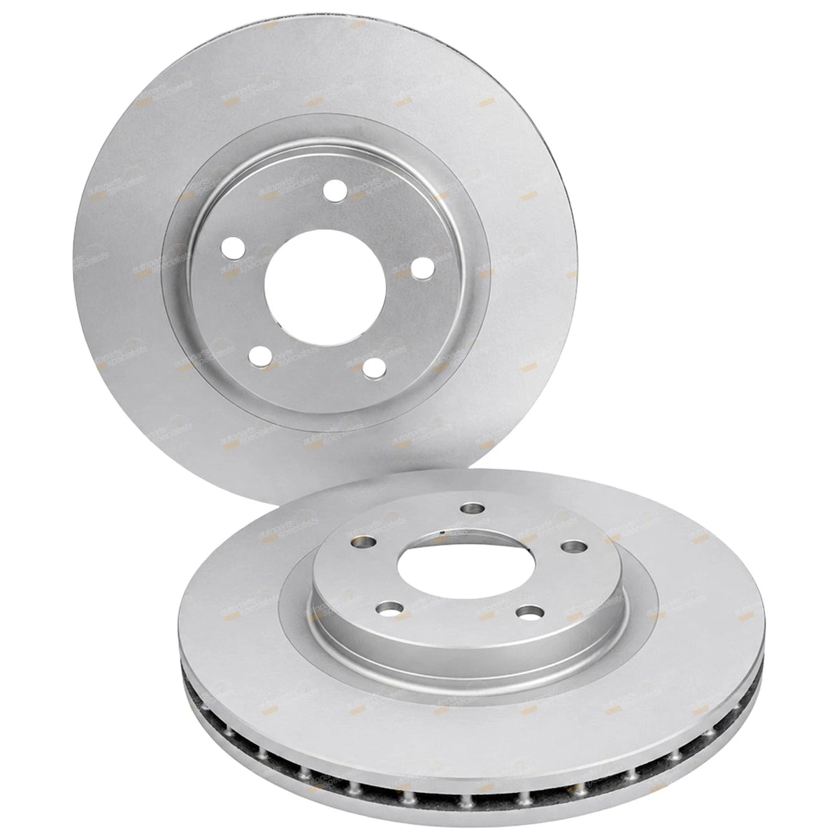 2 Front Disc Brake Rotors for Jeep Compass (2007–2017) 2.0L 2.4L