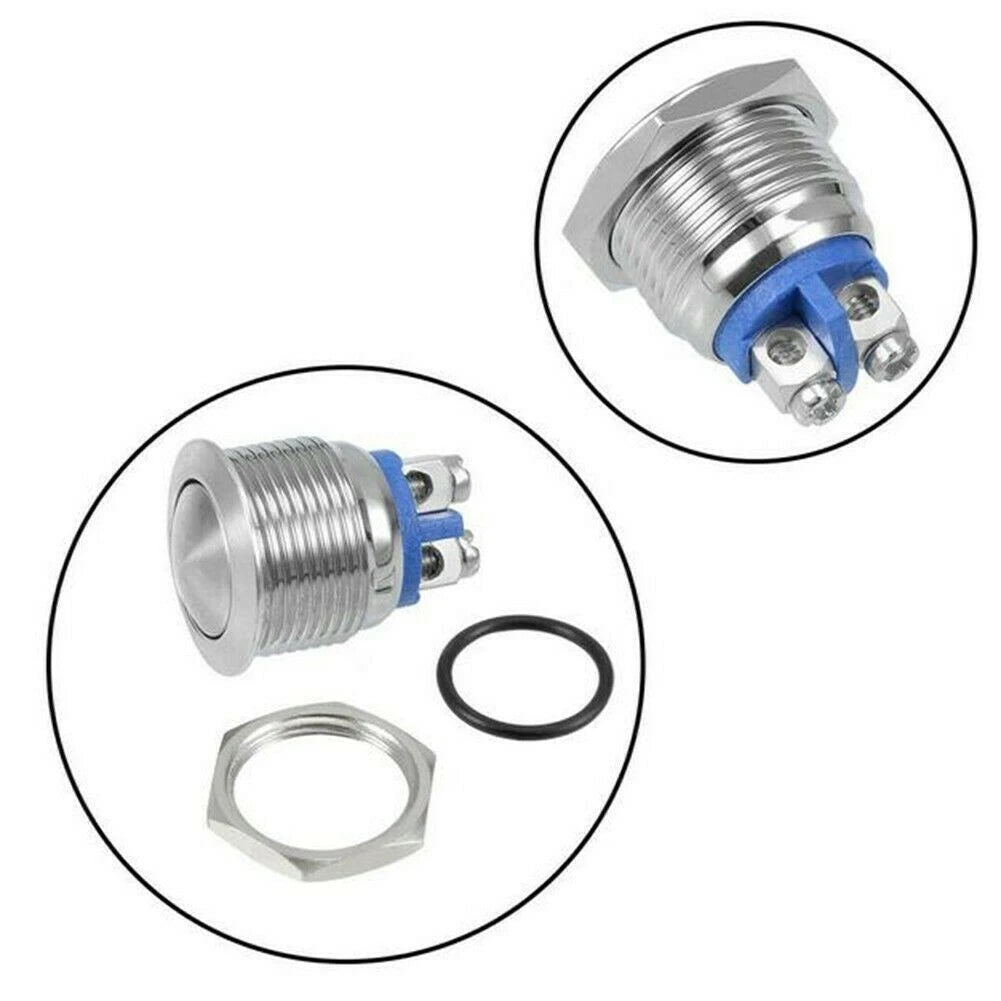 Push Button Switch 12V 16mm DC Momentary for