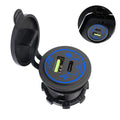 12V-24V Car Cigarette Lighter Socket PD Type C QC3.0 USB Charger Adapter