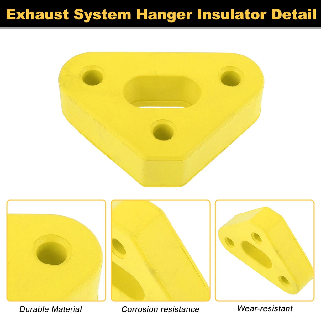 1 pcs Yellow Rubber Exhaust Hanger Insulator for