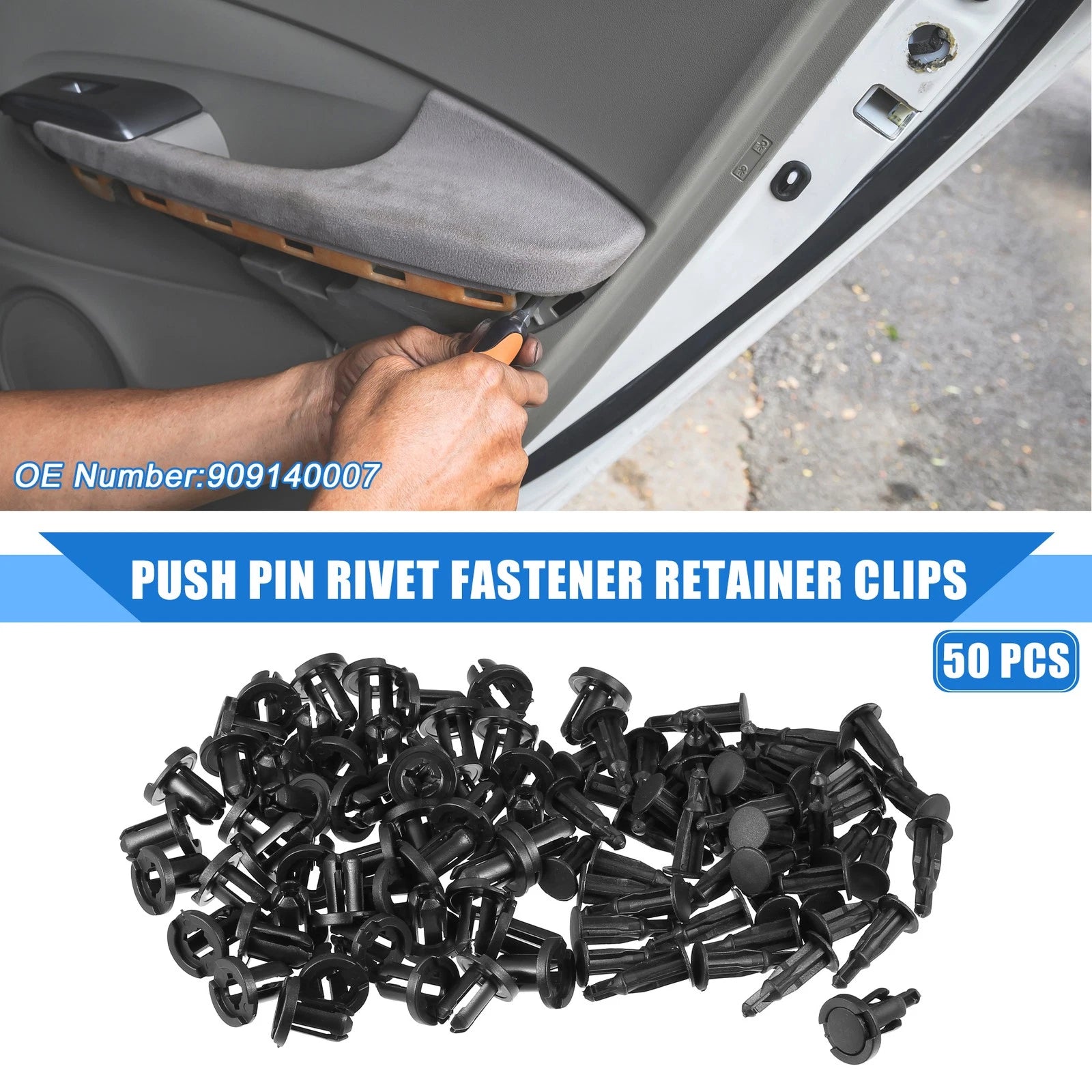 Push Pin Rivet Fastener Retainer Clips Replacement for Subaru Ascent (2019–2021)