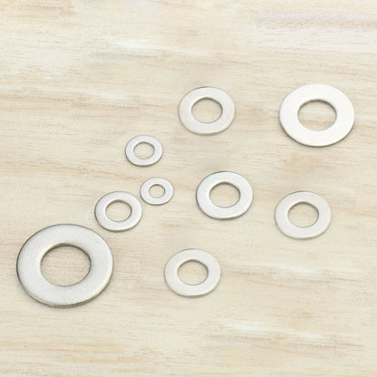 304 SS Flat Washers for Automotive Applications (Precision Manufactured)