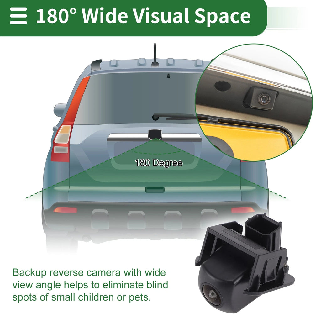 Rear View Camera Backup Reverse Camera 120-180 Degree for Honda Accord (2013–2017)