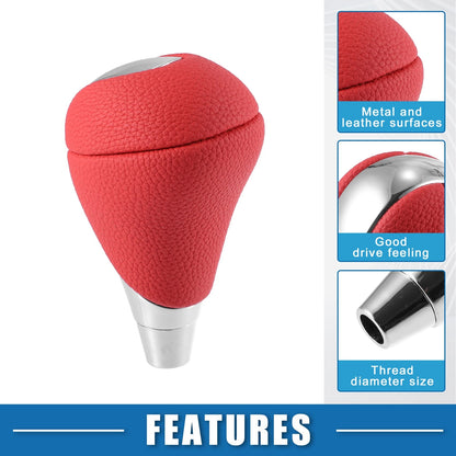 Gear Shift Knob Replacement for Lexus and Toyota Red Silver Tone (2000–2024)