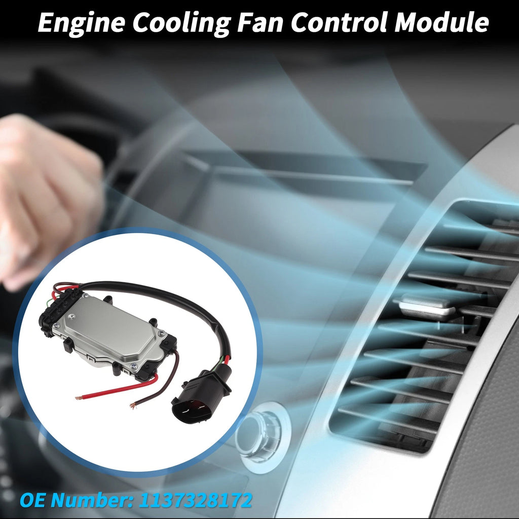 Engine Cooling Fan Control Module Controller Resistor for Audi Q7 (2007–2015)