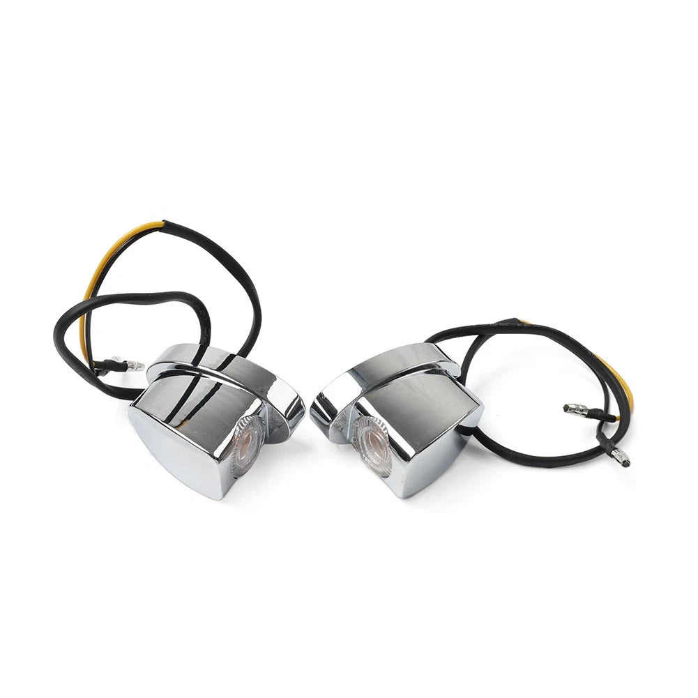 Rear Turn Signal Blinker Light Amber for Sportster (Chrome)