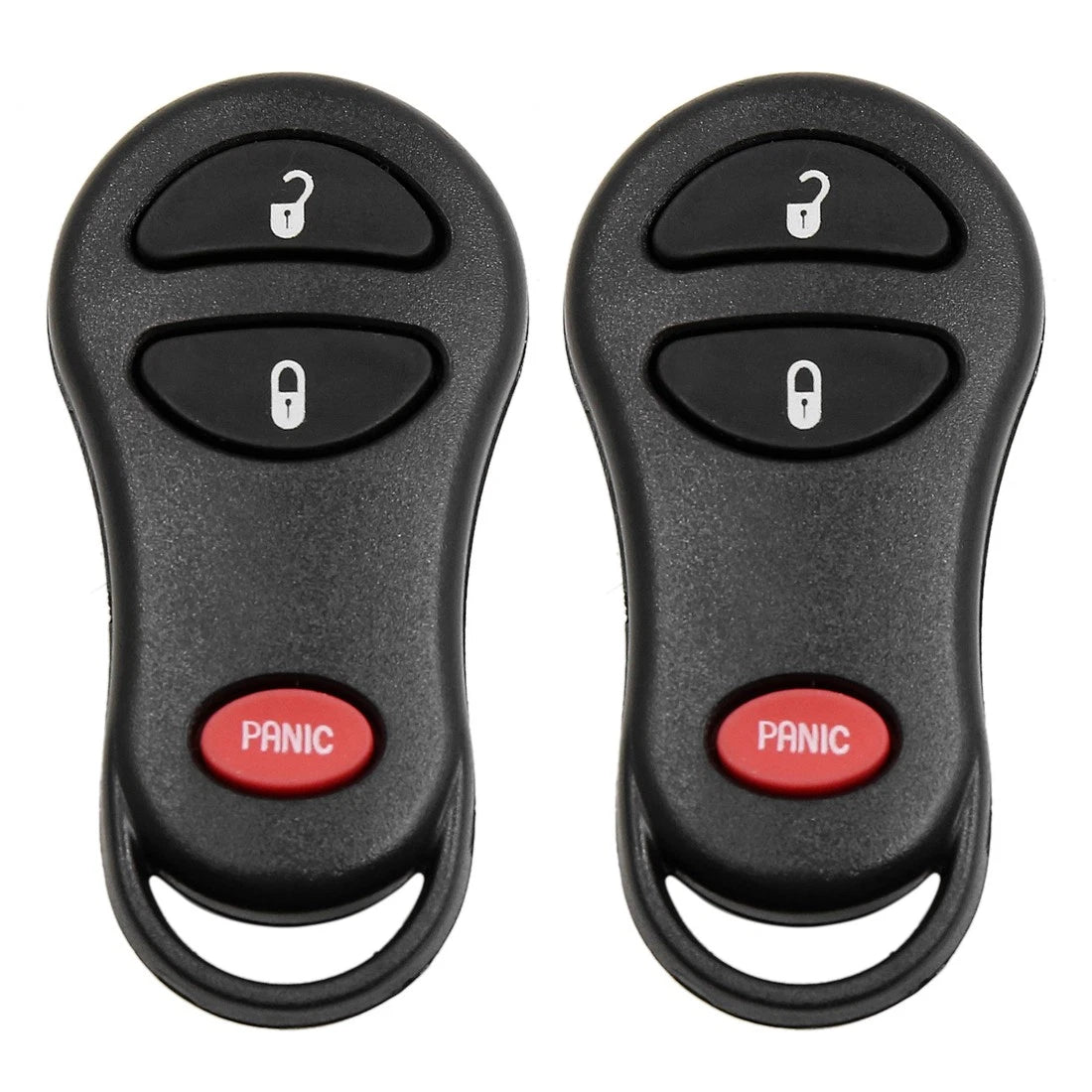 3-Button Key Fob Remote Shell Replacement for Dodge 2001-2005