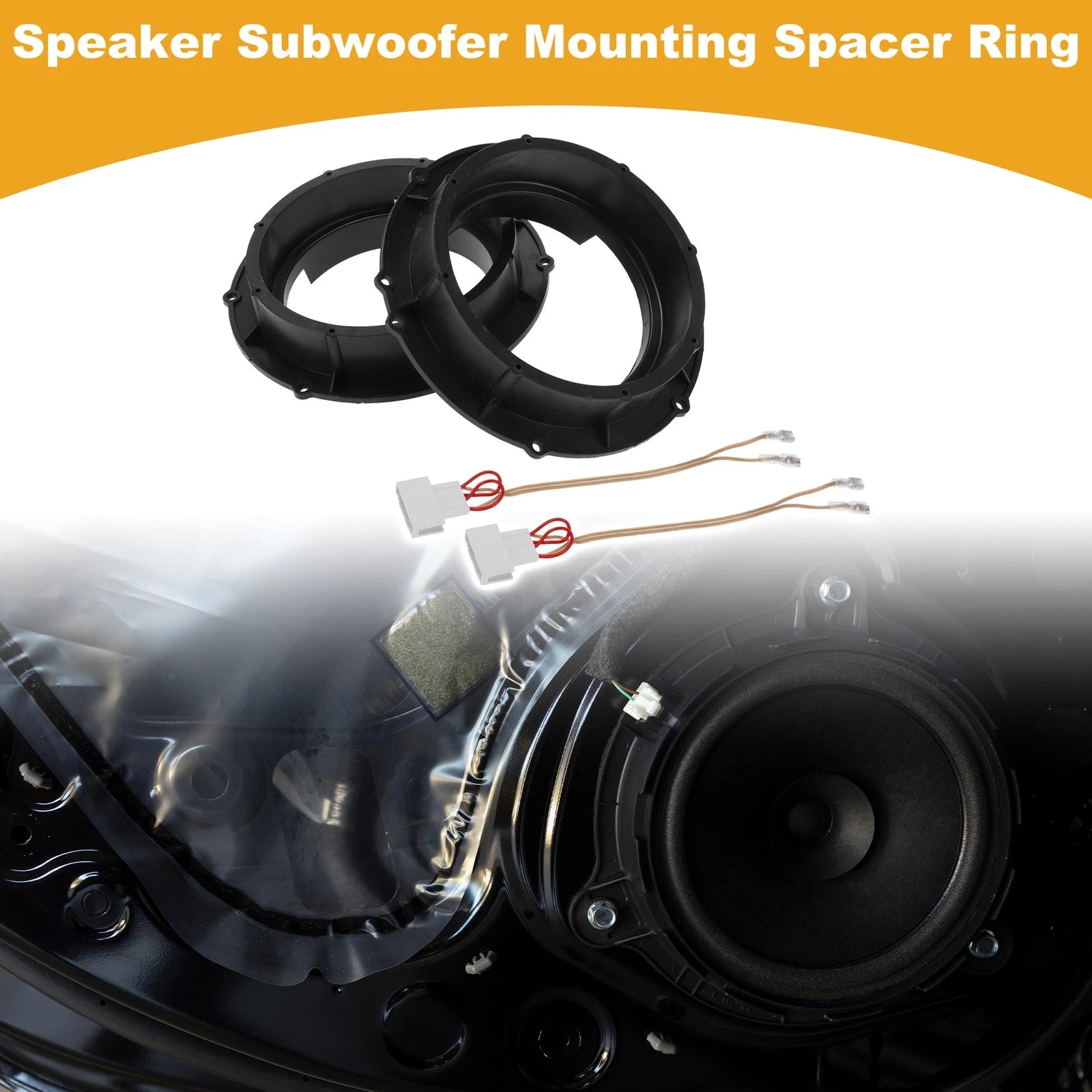 Tweeter Speaker Spacer Ring Adapter Set for Volkswagen Excelle 2 (2010–2018)