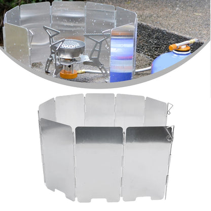 Aluminium Alloy Wind Guard Plates for Camping Cooking Stove