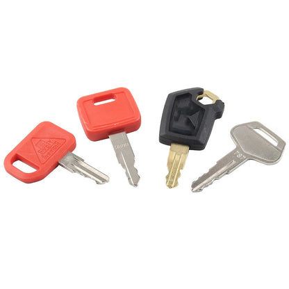 4 Heavy Equipment Key Set For CAT For John Deere For Komatsu