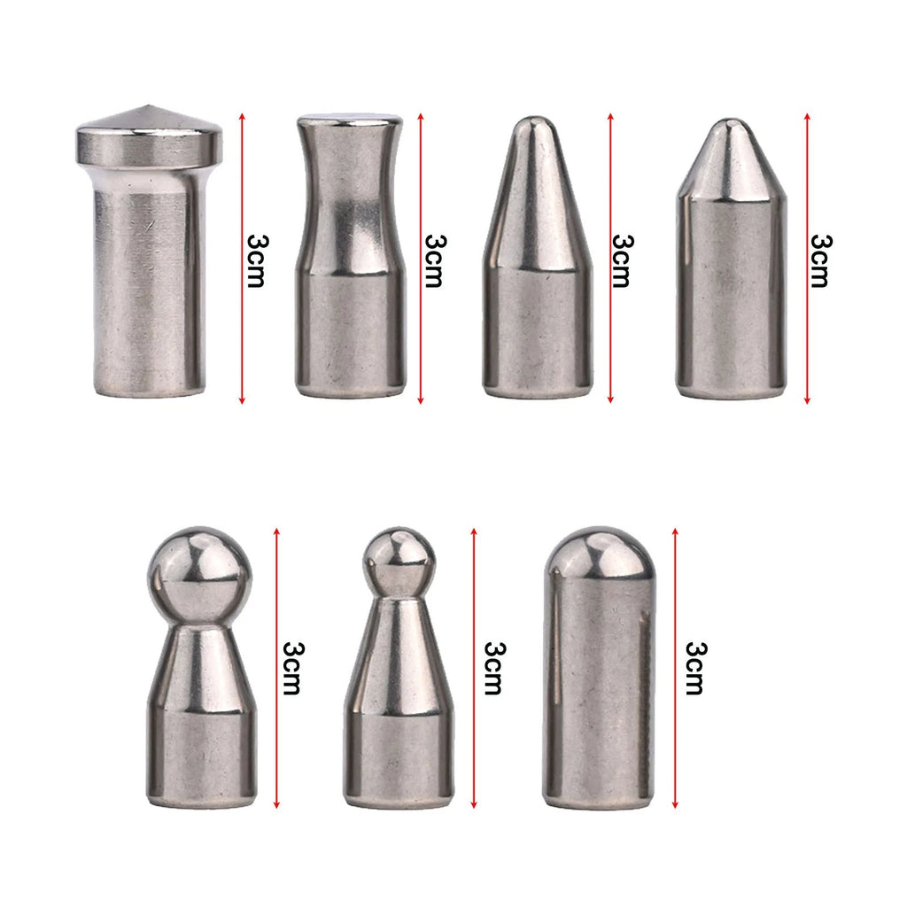 Dent Removal Rod Tips for Paintless Dent Repair Tool (M8)