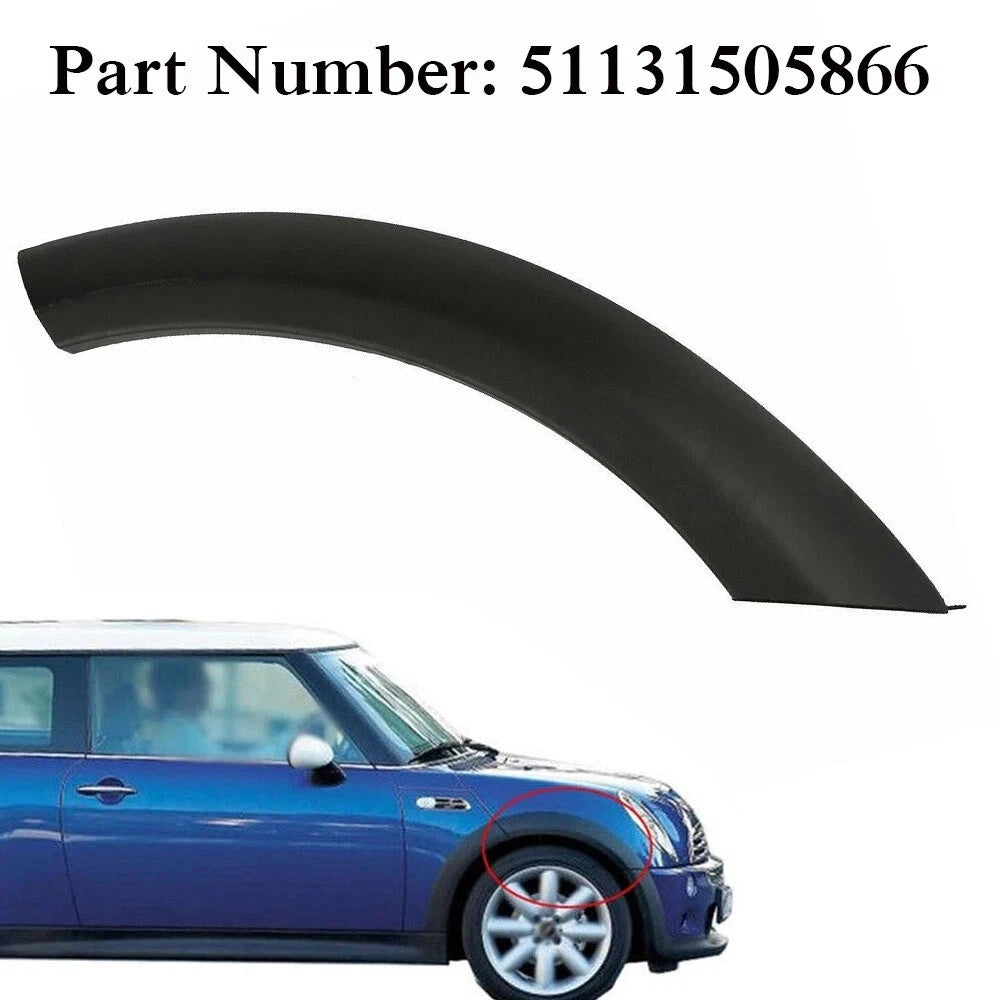 Front Right Wheel Cover for MINI Cooper R50 (2002) - Black Plastic