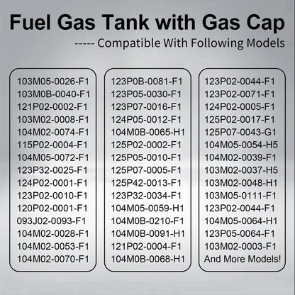 Fuel Gas Tank with Cap for Briggs & Stratton (Replace 594112, 84004115)