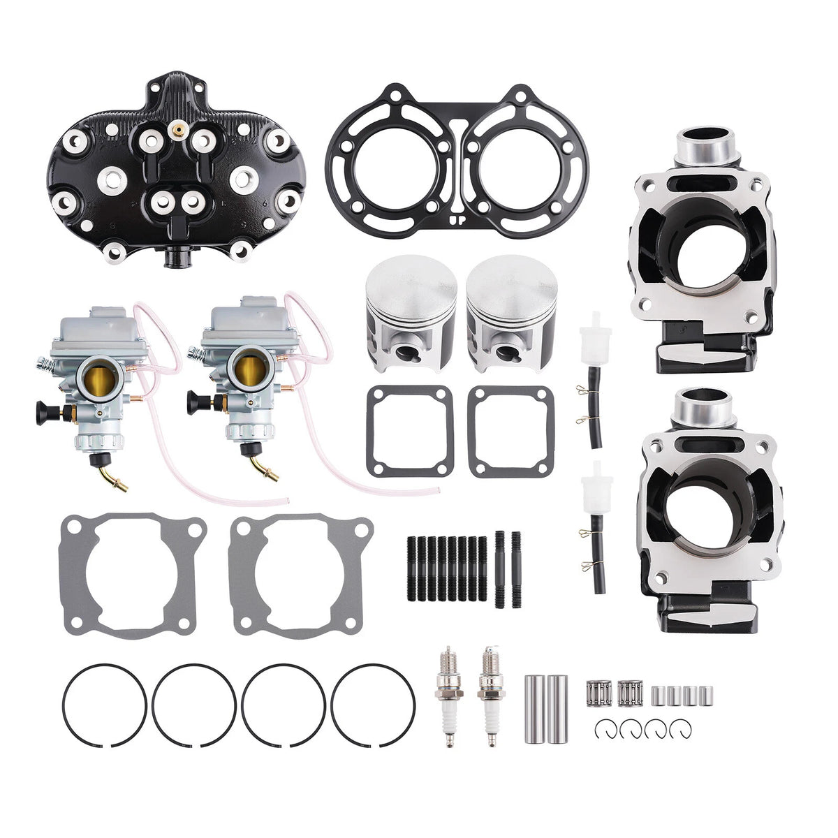Carburetor Kit for Yamaha Banshee 350 (1987–2006) - Includes Cylinder Head, Piston, Gasket