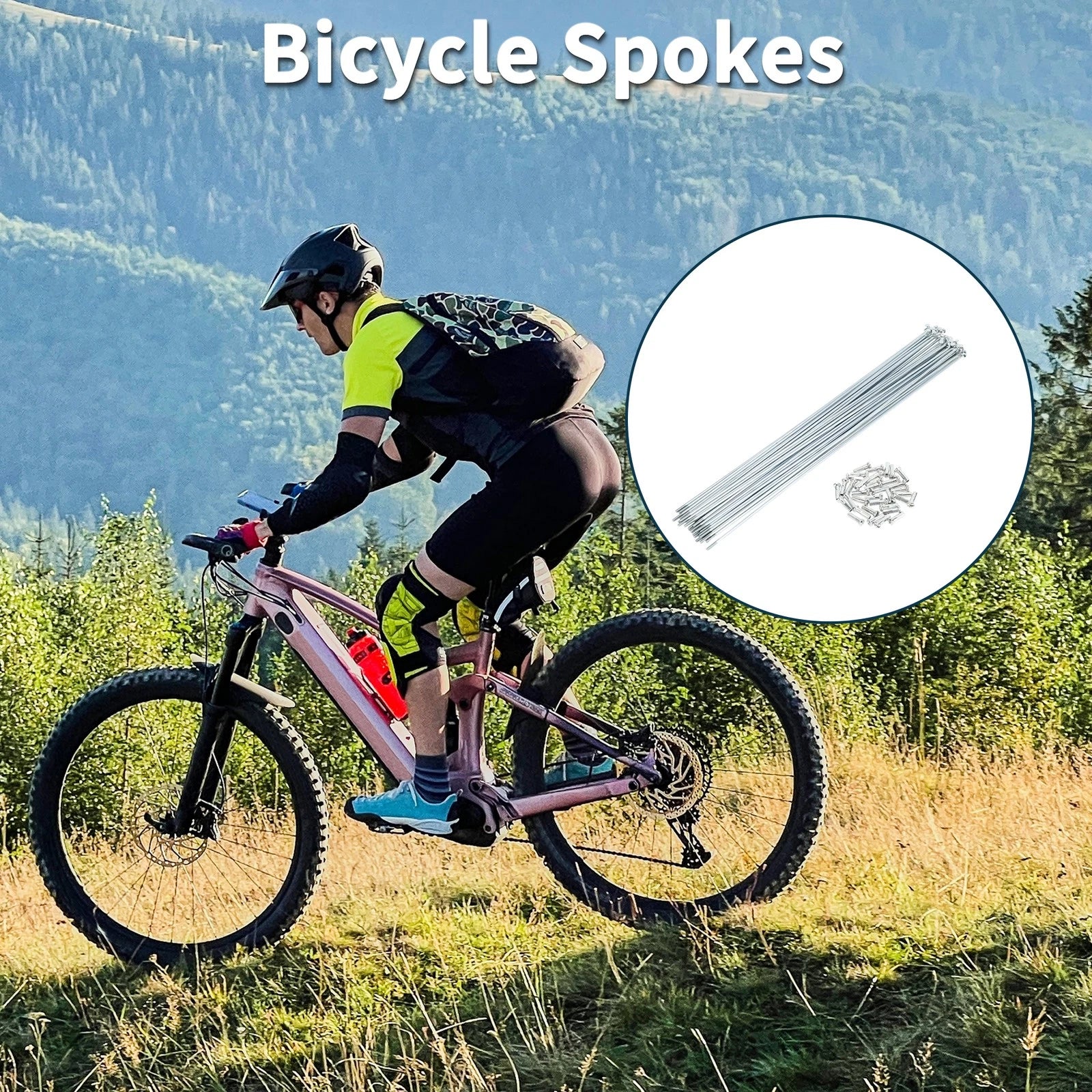 Spoke Nipple 14G 280mm Replacement for Universal Bicycle Wheels (Universal)