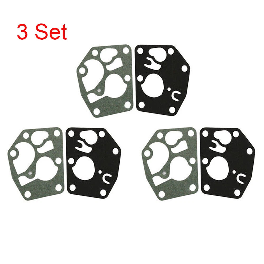 Set of 3 Carburetor Gasket Kits for Briggs 495770 795083 5083H 5083K 95900 96900