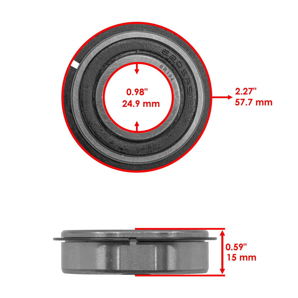 Wheel Ball Bearing Replacement Front and Rear for John Deere 316 (1963–1963)