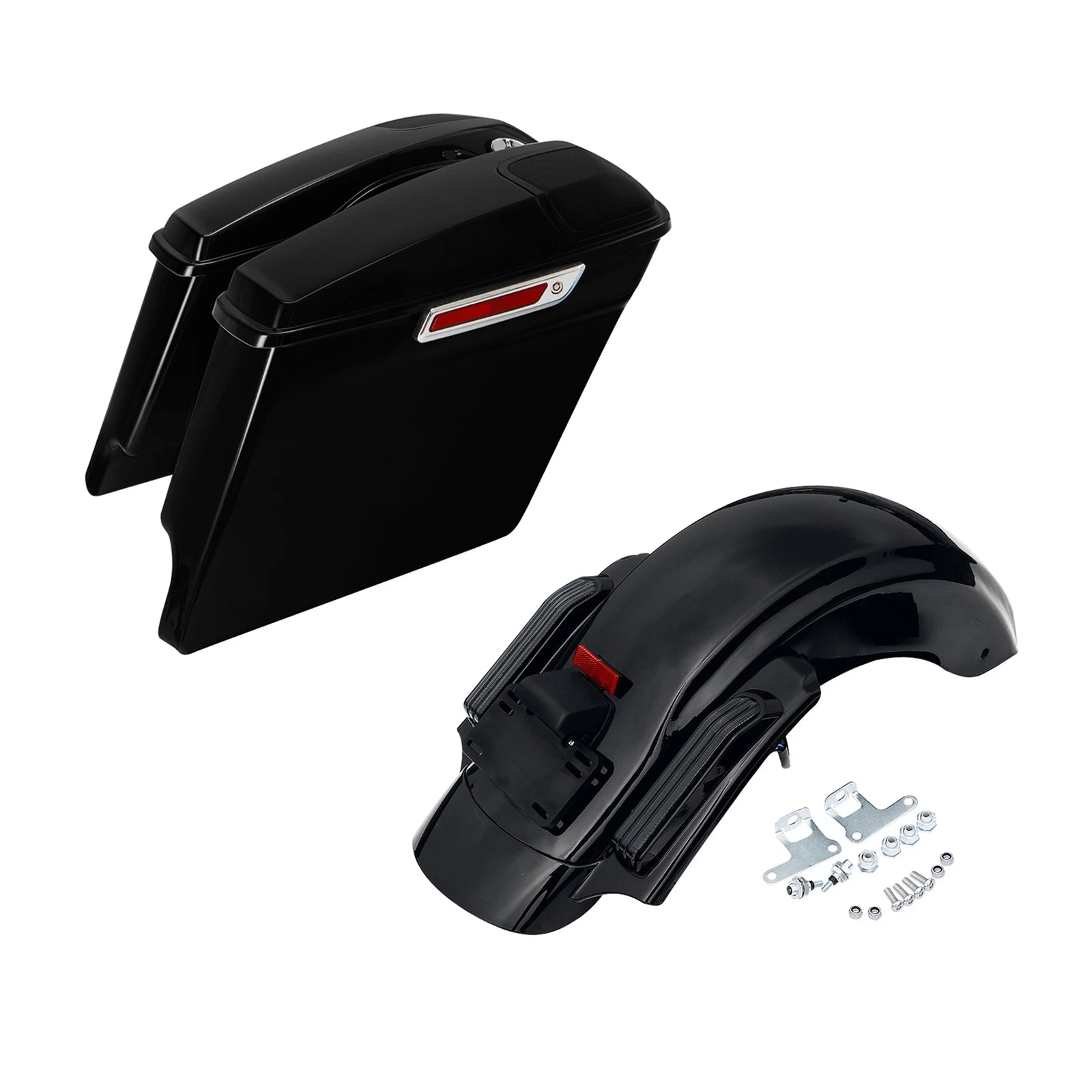 5" Stretched Saddlebag Speaker Grill for Harley Touring (2014–2023)