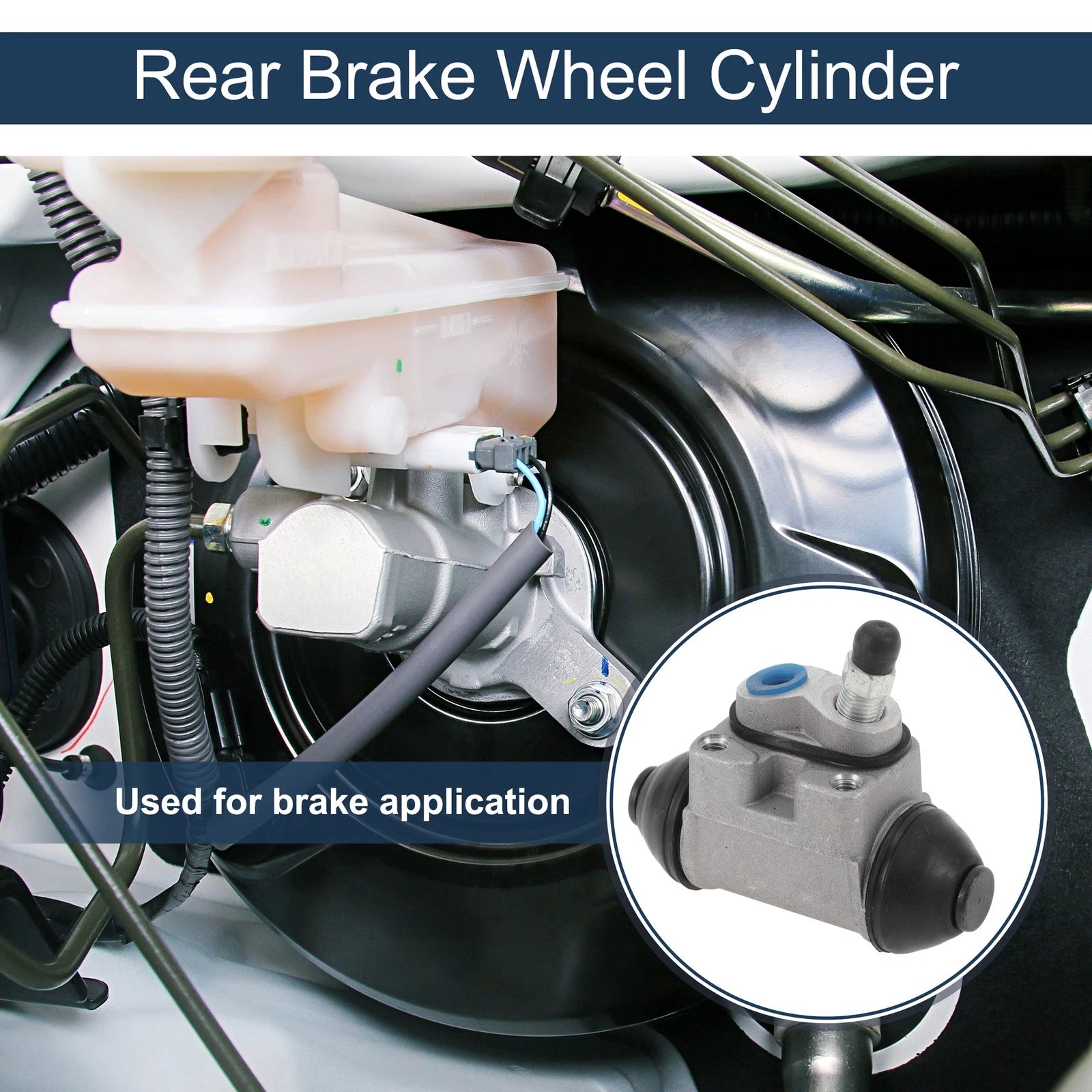 Rear Left Brake Wheel Cylinder Replacement for Hyundai Pony Excel (1989–1995)