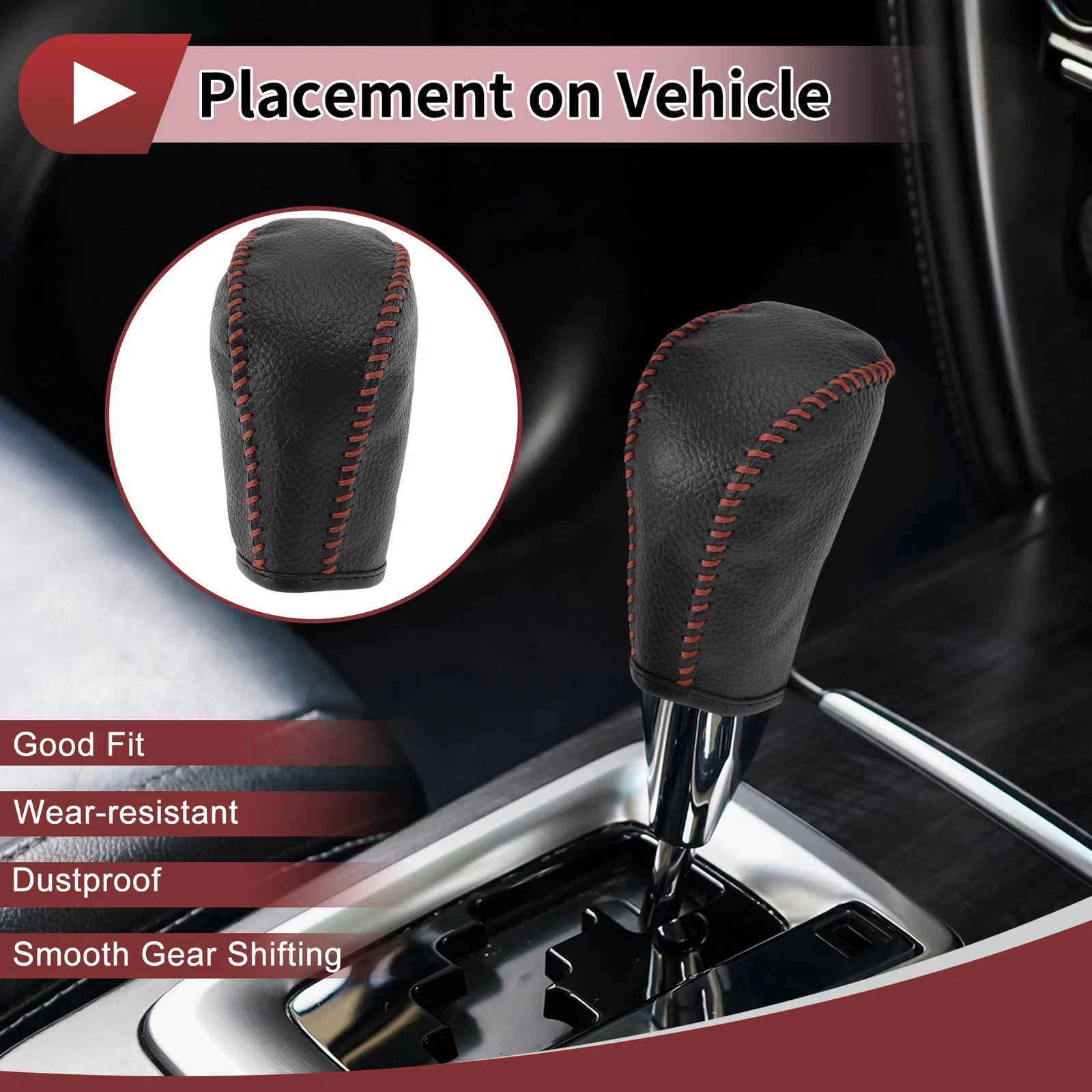 Gear Shift Knob Cover Replacement for Subaru Forester (2006–2012)
