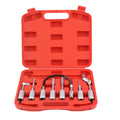 7pc Grease Gun Kit with Spring Guard & Adapters for Workshop