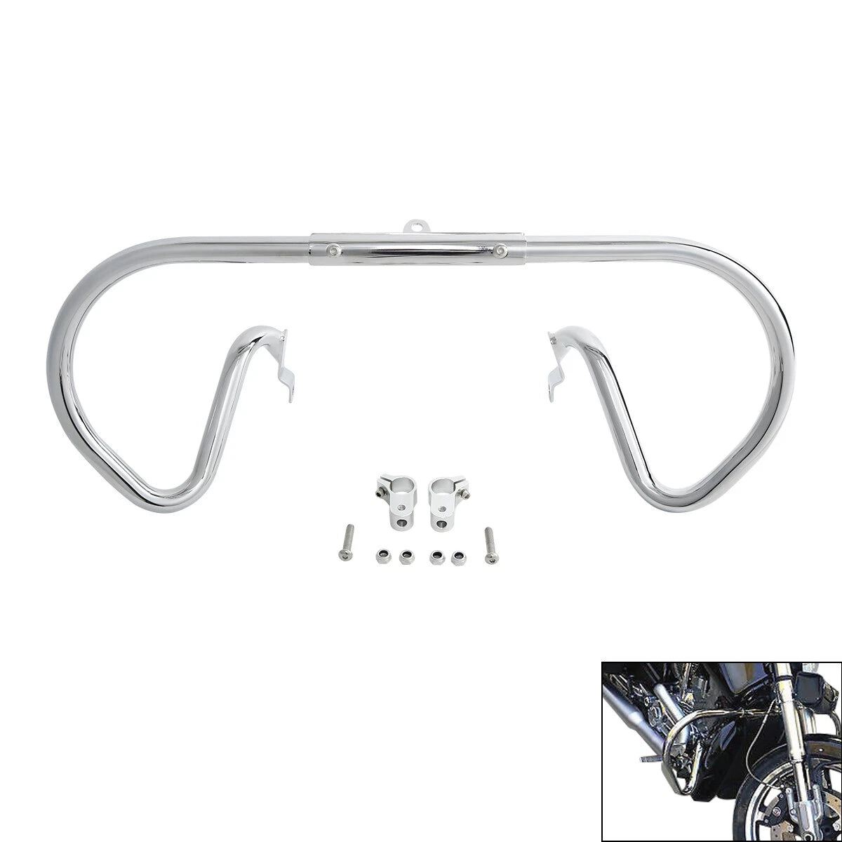 Chrome Engine Guards for Harley Davidson V Rod VRSCA (2002–2006)