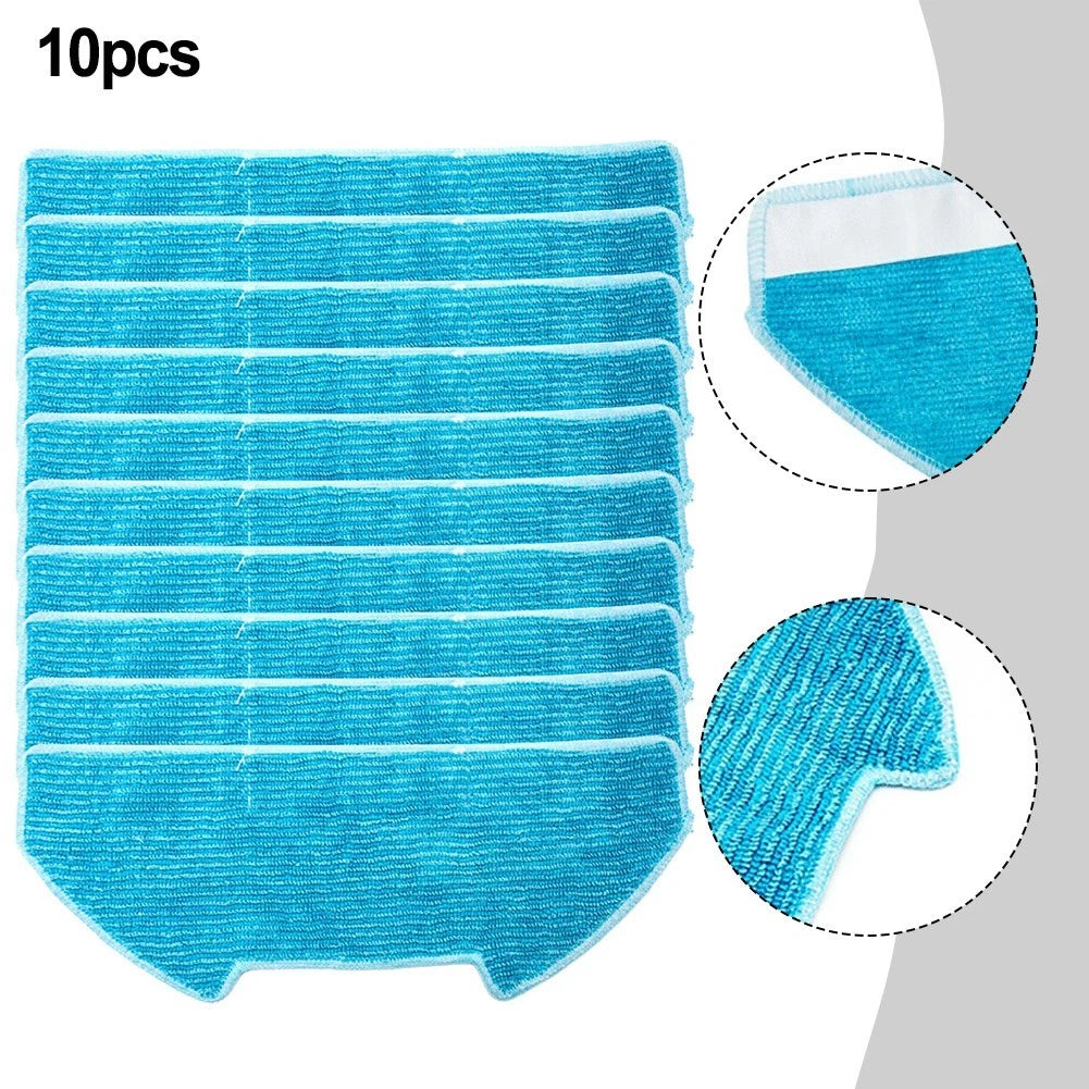 10PCS Microfiber Mop Pads for BObsweep Pet (Self-Emptying Robot Vacuum)