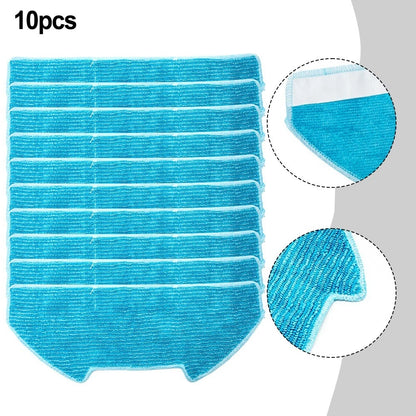 10PCS Microfiber Mop Pads for BObsweep Pet (Self-Emptying Robot Vacuum)