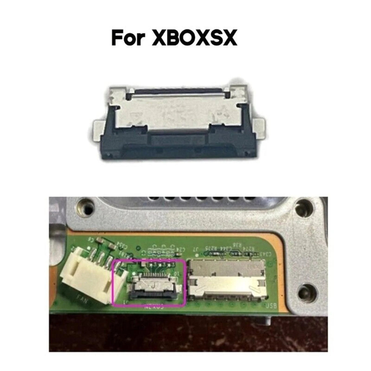 Power Eject Button Cable Ribbon FPC Connector for Xbox Series X (2020–2023)